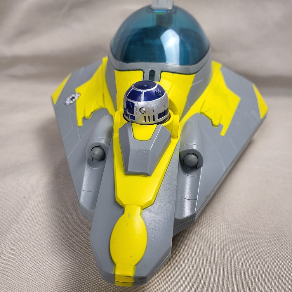 Hasbro Star Wars Clone Wars Anakin Skywalker‎ Jedi Starfighter Yellow 2008 LFL